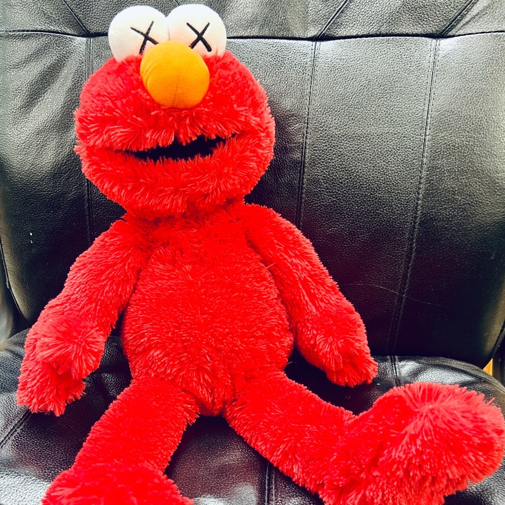 Genuine Kaws Sesame Street Dead Elmo